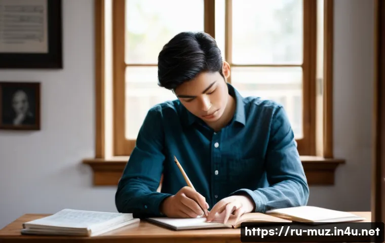 음악이론 자격증 학습 일정표 만들기 - **"The Aspiring Musician's Vision"**
A gender-neutral young adult, approximately 28 years old, s...